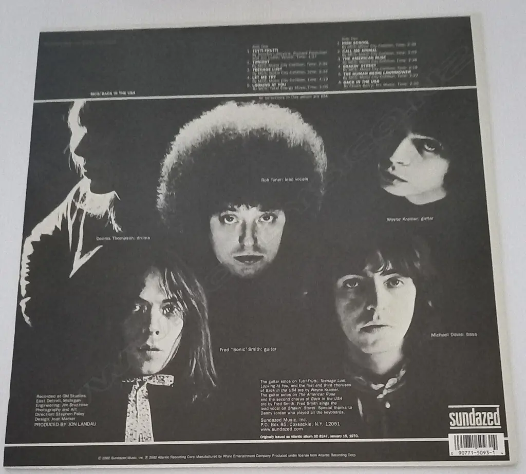 MC5, Back In The USA Image 1++